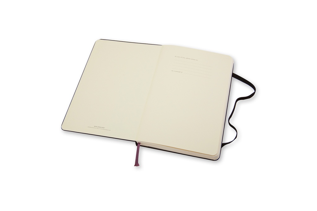 LIBRETA MOLESKINE 0011003 QP012 CLASICA TAPA DURA NEGRA POCKET 9X14 CM.LISA