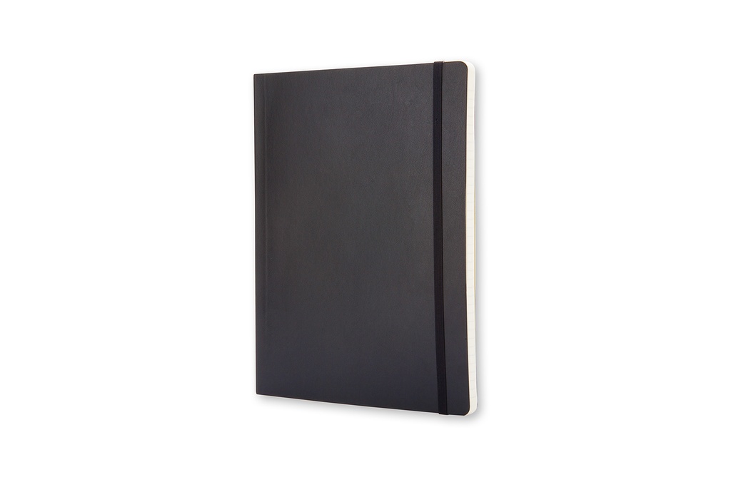 LIBRETA MOLESKINE 0012601 QP621 CLASICA TAPA BLANDA NEGRA XL 19X24 CM,.RAYADA