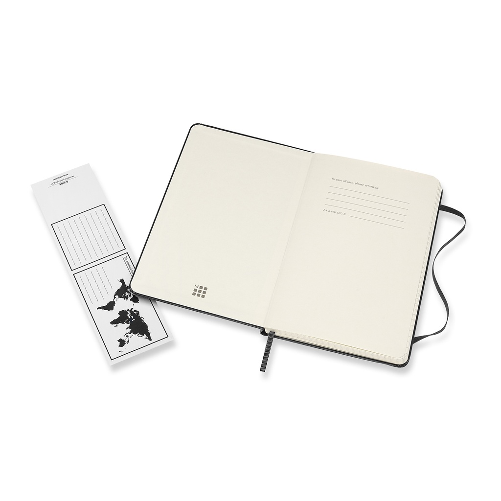 LIBRETA MOLESKINE 0012685 QP051 CLASICA TAPA DURA NEGRA M CUADRICULADA