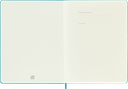 LIBRETA MOLESKINE 0012327 QP623B35 CLASICA TAPA BLANDA AZUL ARRECIFE  LARGE 13X21 CM. XL  LISA