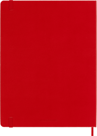 LIBRETA MOLESKINE 0012128 QP623F2 CLASICA TAPA BLANDA ROJO ESCARLATA XL 19X24 CM,.LISA