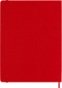 LIBRETA MOLESKINE 0012128 QP623F2 CLASICA TAPA BLANDA ROJO ESCARLATA XL 19X24 CM,.LISA