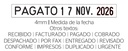 FECHADOR 125117 TRODAT PROFESSIONAL 4MM + FORMULARIOS COMERCIALES
