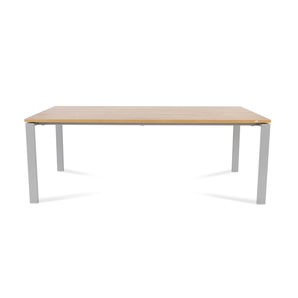 MESA ROCADA 2005MD08 TOTAL 200X100 GRIS / ROBLE