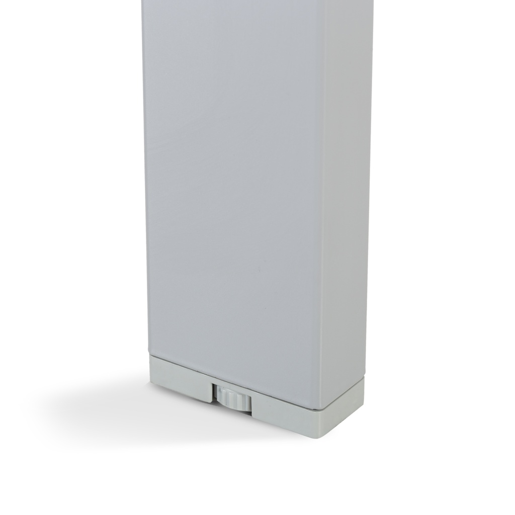 MESA DOBLE ROCADA 2210MY04 TOTAL 360X80 ANTRACITA / BLANCO