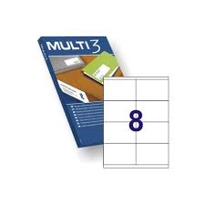 ETIQUETAS MULTI 3 10498 97X67.7 MM. 100