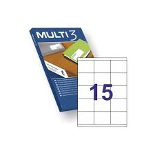 ETIQUETAS MULTI 3 10496 70X50.8 MM. 100