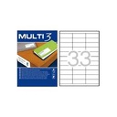ETIQUETAS MULTI 3 04702 70X25.4 MM. 100