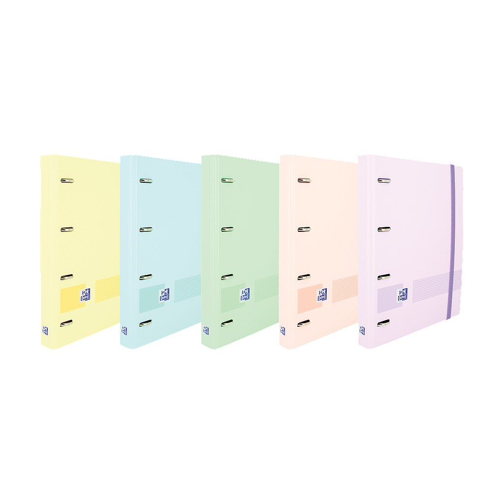 EUROPEANBINDER+ LIVE & GO POLYFOAM A4+ CON RECAMBIO 100H 5X5 0 SRTD PASTEL