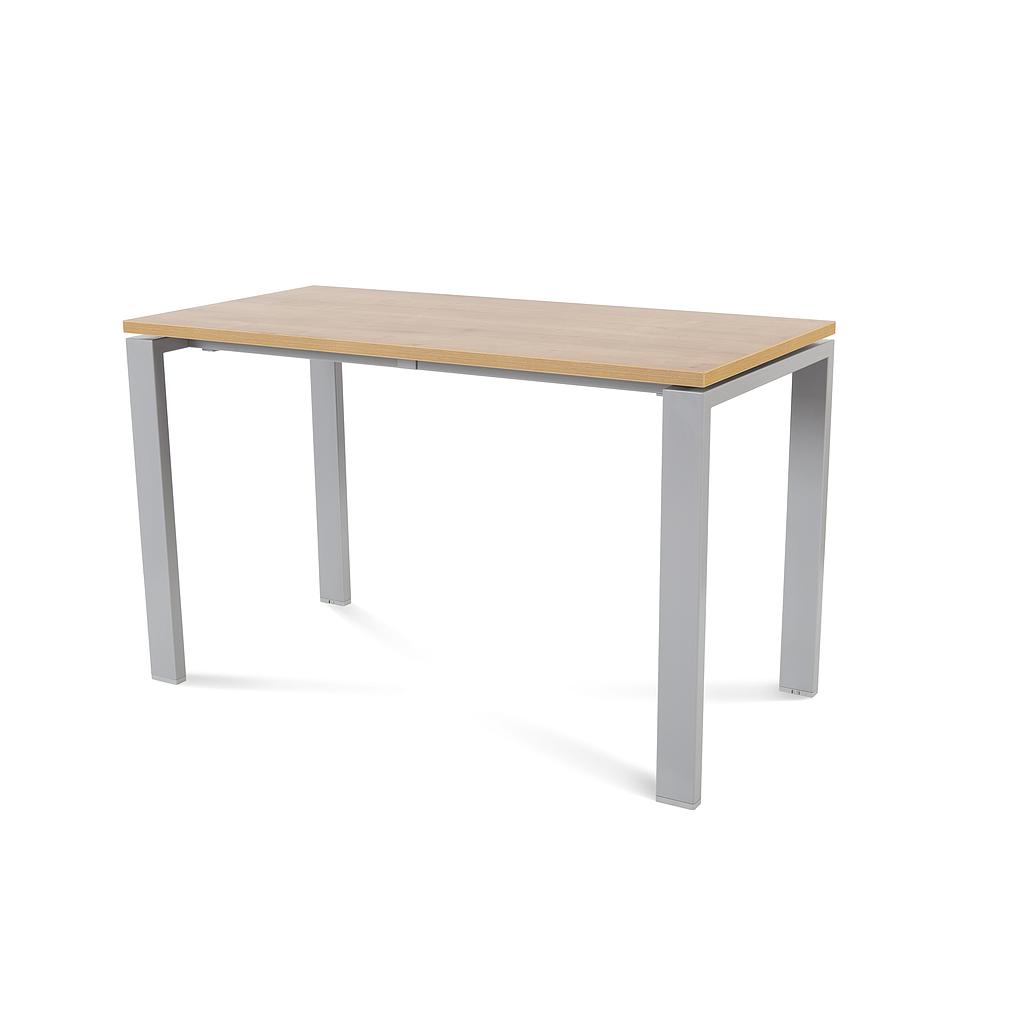 MESA ROCADA 2000MD08 TOTAL120X60 ALUMINIO / ROBLE