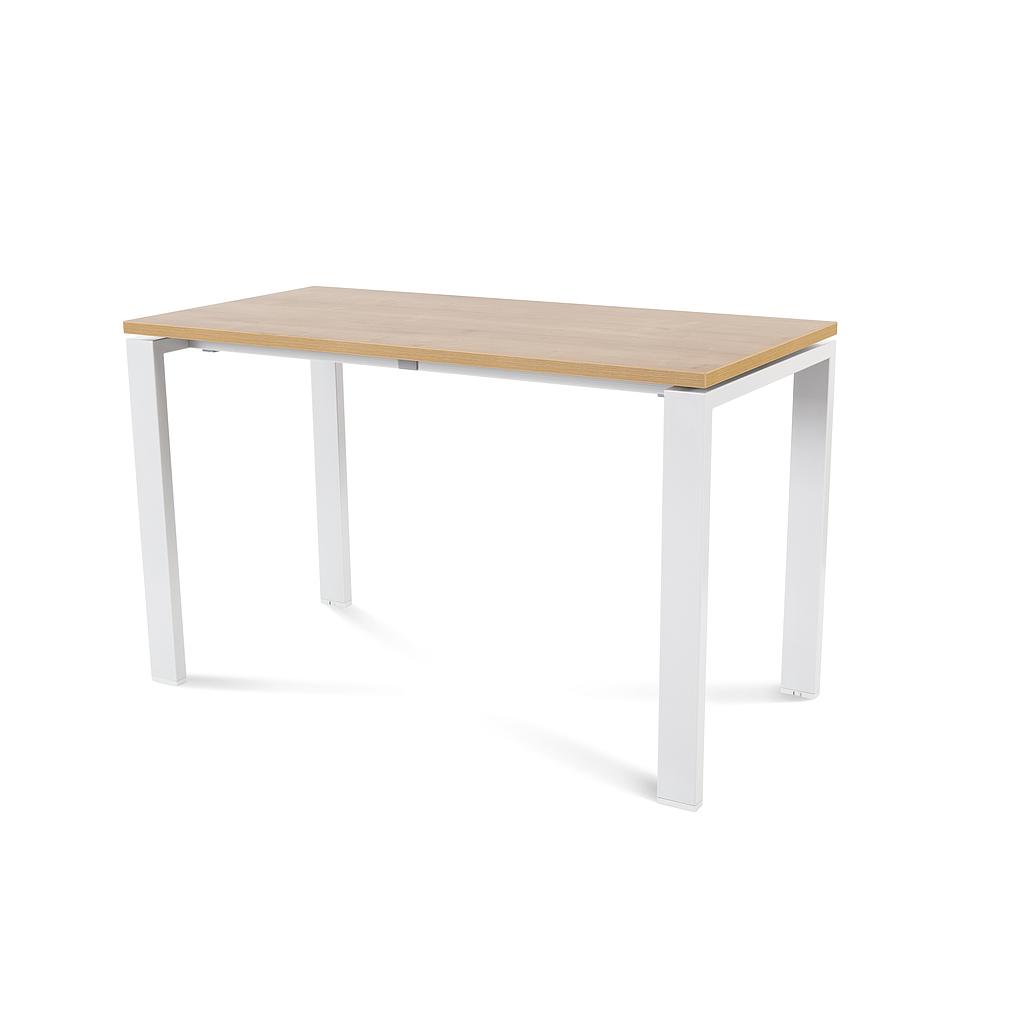 MESA ROCADA 2000MM08 TOTAL120X60 BLANCO/ ROBLE