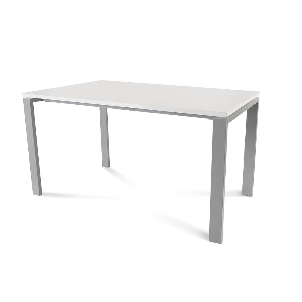 MESA ROCADA 2001MD04 TOTAL140X80 ALUMINIO / BLANCO