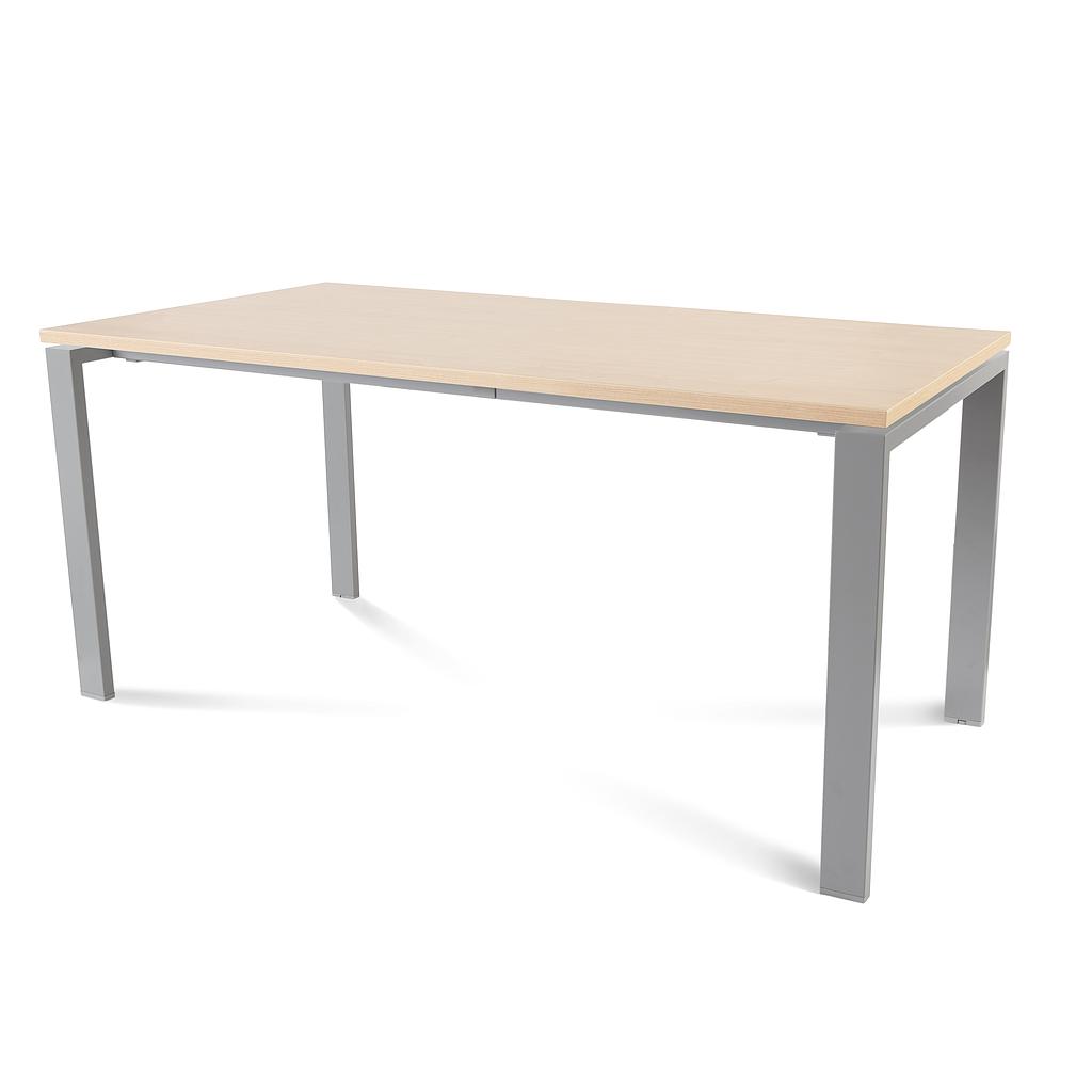 MESA ROCADA 2002MD01 TOTAL160X80 ALUMINIO/ HAYA