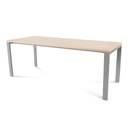 MESA ROCADA 2004MD01 TOTAL 200X80 ALUMINIO/ HAYA