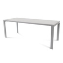 MESA ROCADA 2004MD02 TOTAL 200X80 ALUMINIO/ GRIS