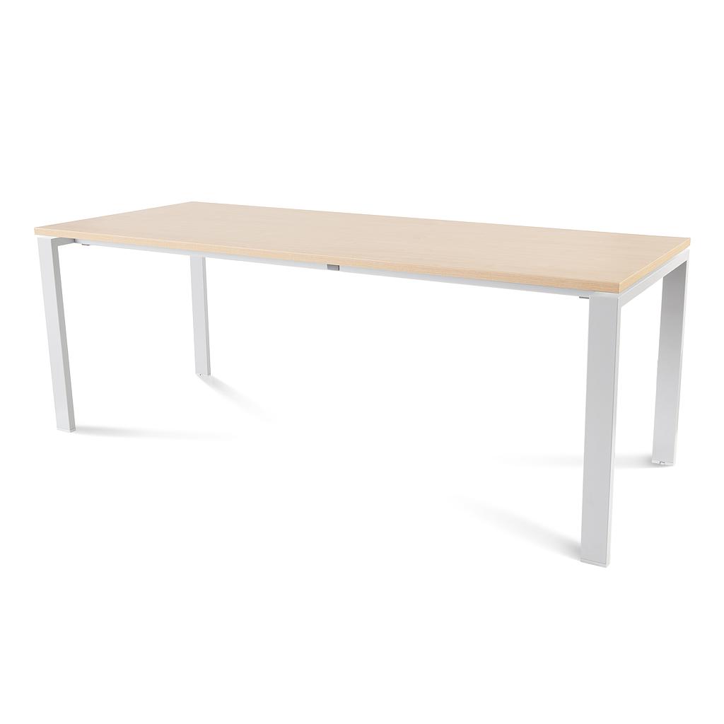 MESA ROCADA 2004MM01 TOTAL 200X80 BLANCO/ HAYA