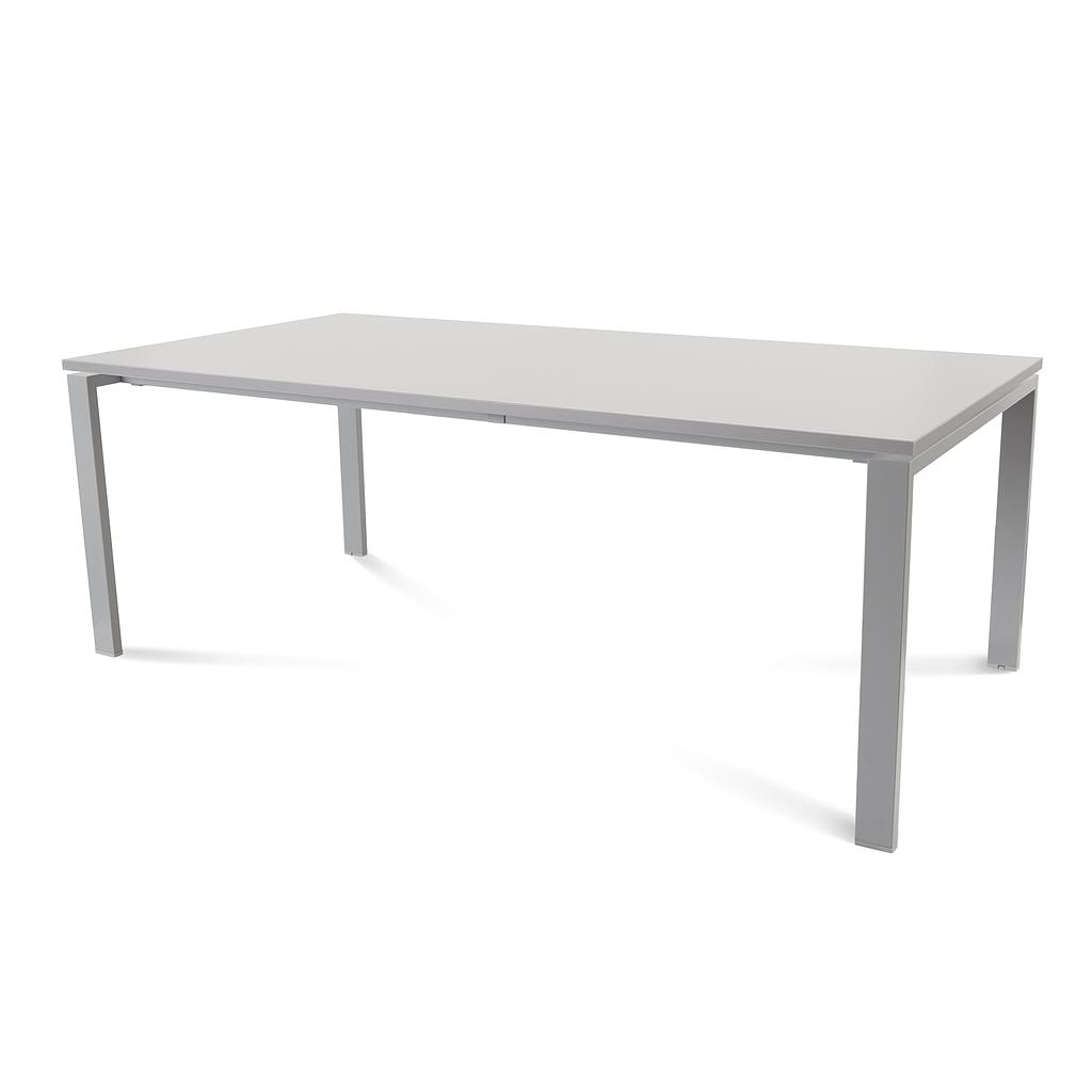 MESA ROCADA 2005MD02 TOTAL 200X100 ALUMINIO/ GRIS