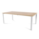 MESA ROCADA 2005MM08 TOTAL 200X100 BLANCO/ ROBLE