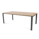 MESA ROCADA 2005MY08 TOTAL 200X100 ANTRACITA/ ROBLE