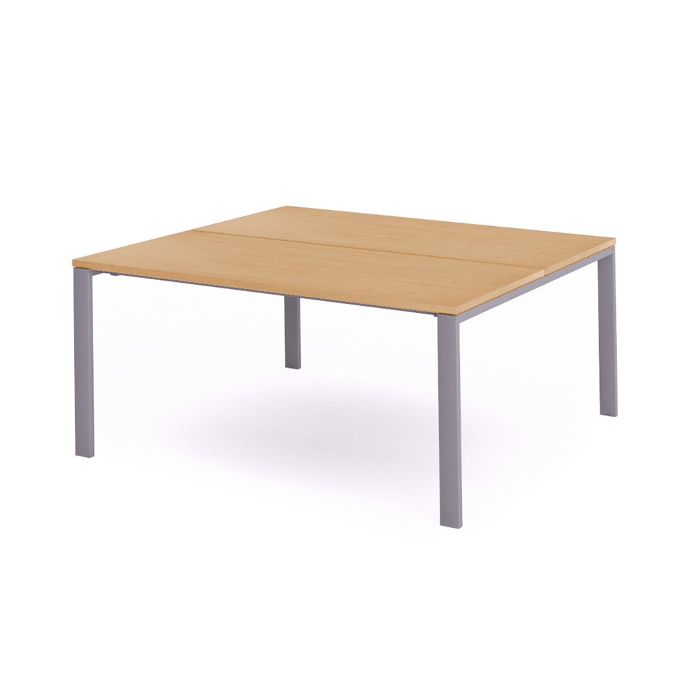 MESA ROCADA 2201MD01 TOTAL160X163 ALUMINIO/ HAYA