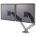BRAZO FELLOWES 9683301 MONITOR DOBLE EPPA TM PLATA