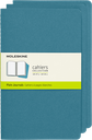 LIBRETAS MOLESKINE 0012723 CAHIER AZUL ELECTRICO LARGE 13X21 CM  LISA (SET DE 3)