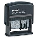 FECHADOR 124817 TRODAT PRINTY 3,8MM + FORMULARIOS COMERCIALES