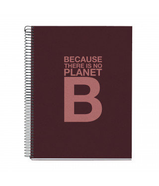 CUADERNO MR6117 ECOALF CLA. A4 RECICLADO BURDEOS