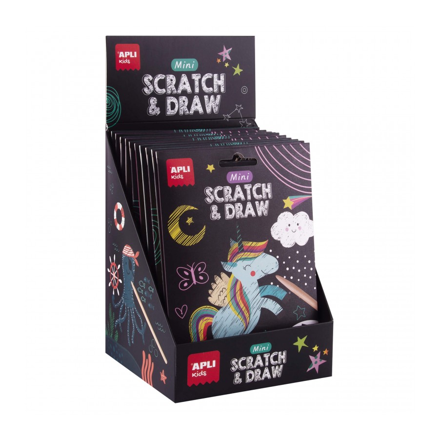 BLOC LAMINAS APLI 19259 MINI ECRATCH & DRAW