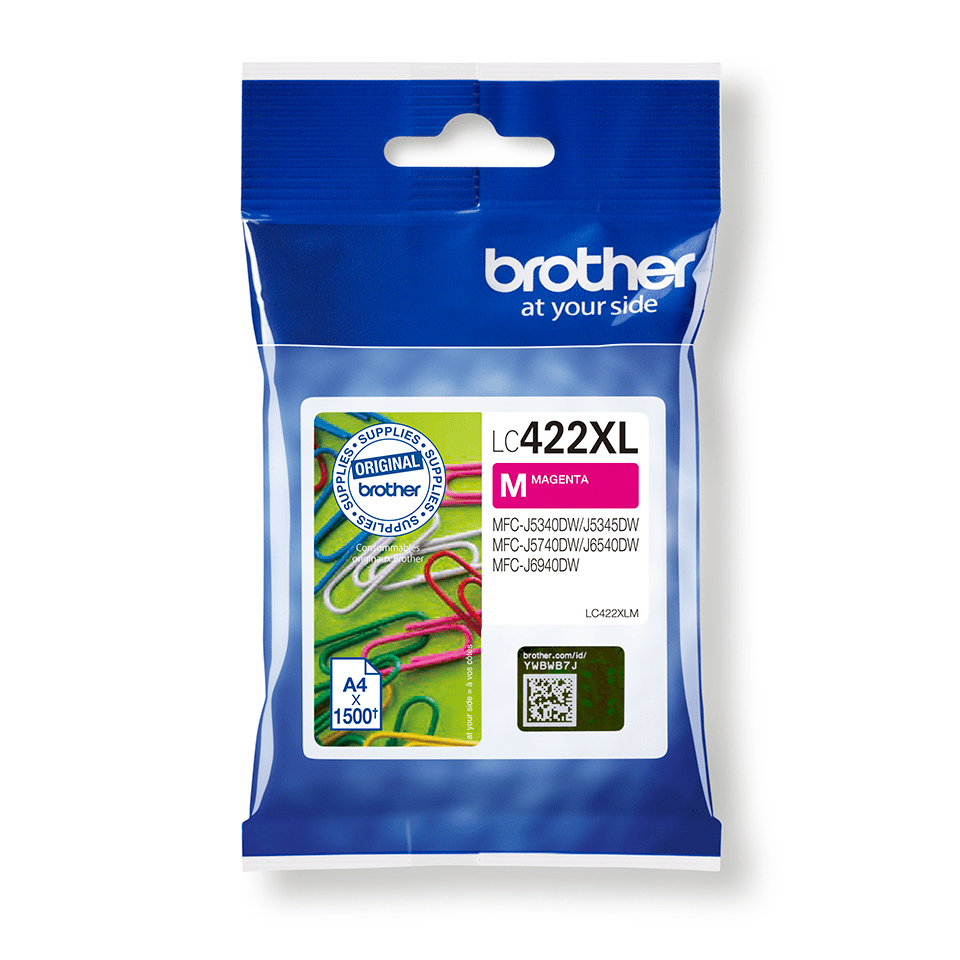 CARTUCHO BROTHER LC422XLM MAGENTA LARGA DURACION
