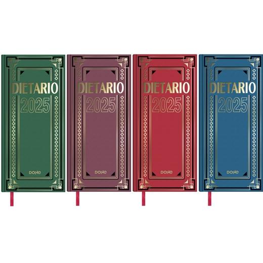 DIETARIO DOHE 11151-2025 DOS TERCIOS 14,5X31CM D/P CARTÓN GELTEX C/SURTIDOS 2025