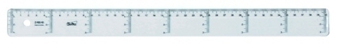 REGLA SAFTA 400940 CRISTAL 40 CENTIMETROS