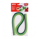 PAPEL APLI 14791 QUILLING TONOS VERDES 120 TIRAS