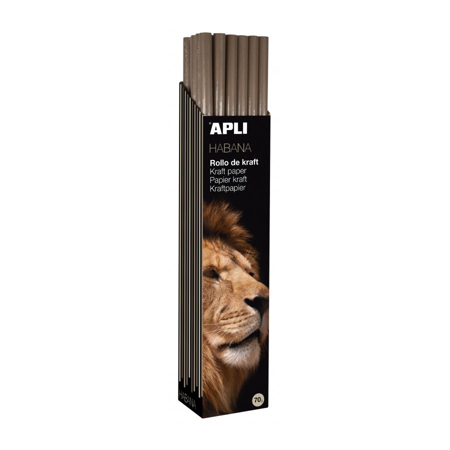ROLLO KRAFT APLI 13140 1x25M MARRON 80GR
