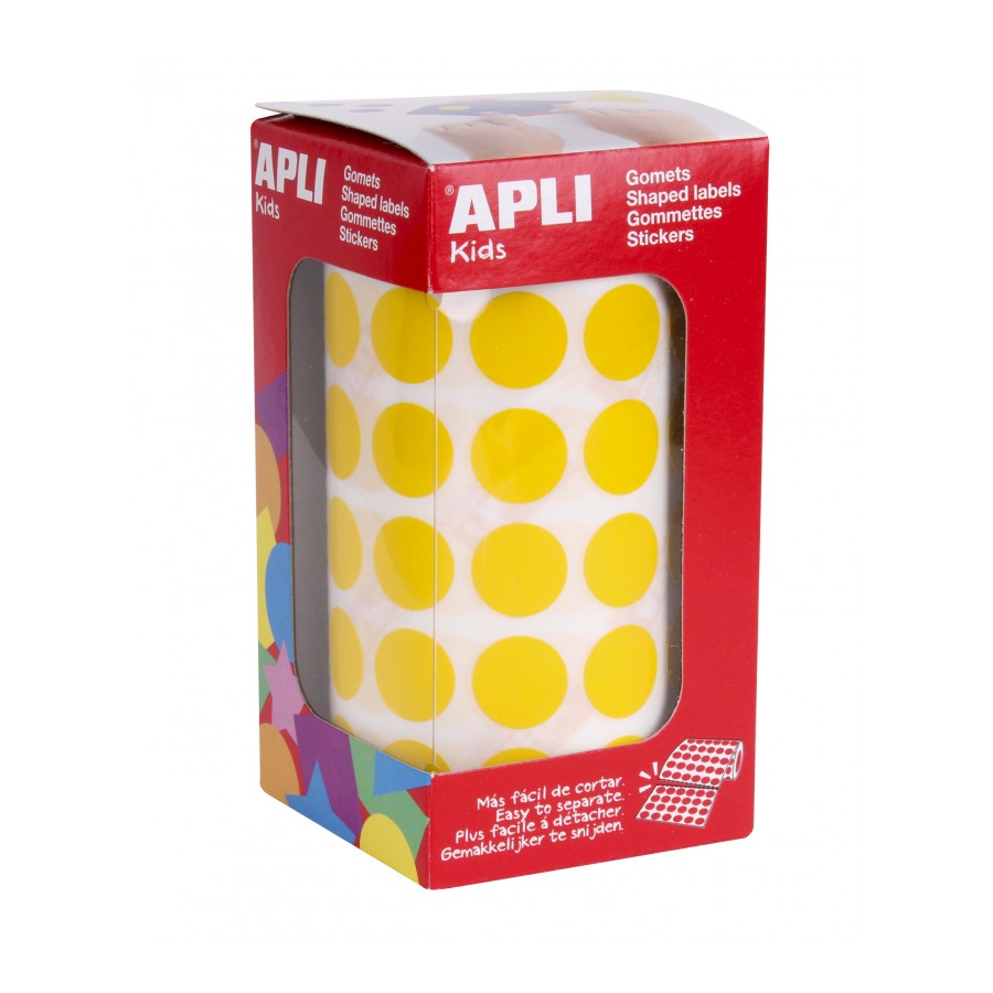 GOMETS APLI 4855 Ø 15MM REDONDOS ARMARILLO 2832UN