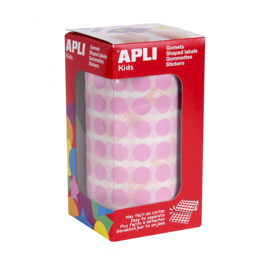 GOMETS APLI 11479 Ø 10,5MM REDONDOS ROSA 5192UN