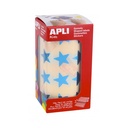 GOMETS APLI 12052 19,5MM ESTRELLA AZUL METALIZ. 1416UN
