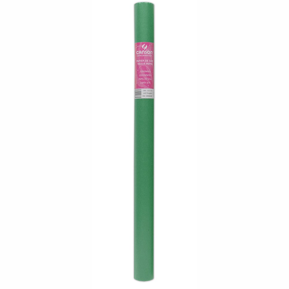 Rollo 50x500 (10) Canson Seda 20g Verde Billar