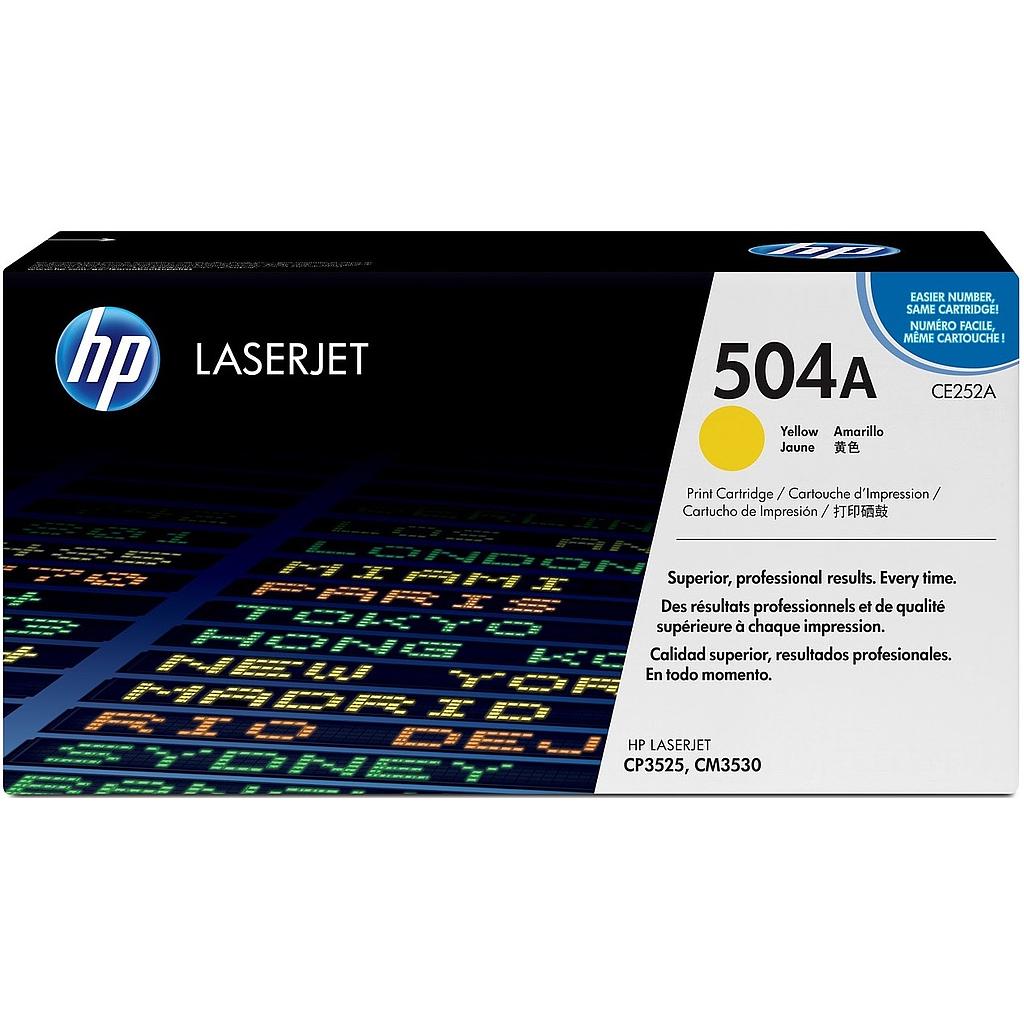 TONER HPCE252ALJ CM3530/CP3525 AMARILLO Nº504A (7K)