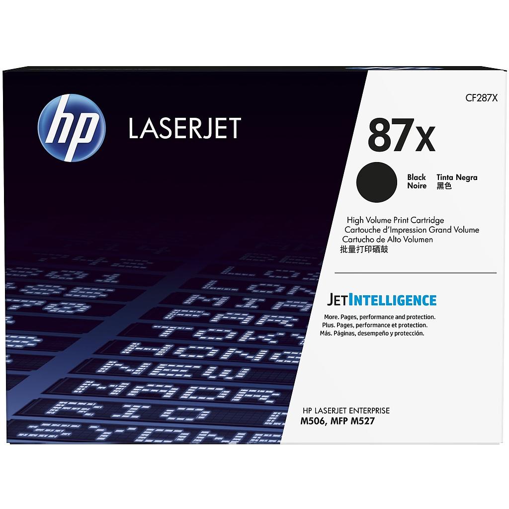 TONER HPCF287X  NEGRO(18K) NR. 87X LASERJET PRO M506/M527 HC