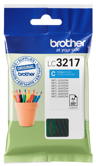 CARTUCHO BROTHER LC3217C  MFC-J6530DW CIAN MFC-J6930DW (550P)