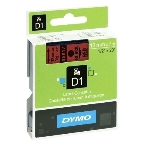 CINTA   DYMO 764346 D1 12MMX7M NG/RO 45017