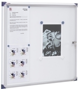VITRINA NOBO 1900847 INTERIOR EXTRAPLANA 6 X A4 HOJAS  