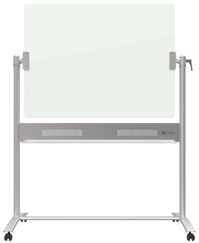 PIZARRA NOBO 1903943 DIAMOND MAGNÉTICA CRISTAL MÓVIL 1200X900 MM PIVOTABLE VOLTEABLE BLANCO