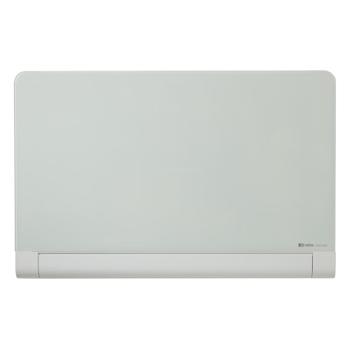 PIZARRA NOBO 1905191 DIAMOND MAGNÉTICA CRISTAL  REDONDEADO 993X559 MM BLANCO