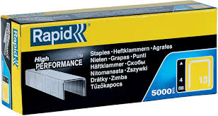 GRAPA RAPID 11830700  13/6 MM. CAJA 5000 GALVANIZADA 