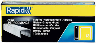GRAPA RAPID 11835600  13/8 MM. CAJA 5000 GALVANIZADA 