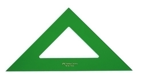 FAB ESCUADRA 25CM NO GRAD VE 566-25