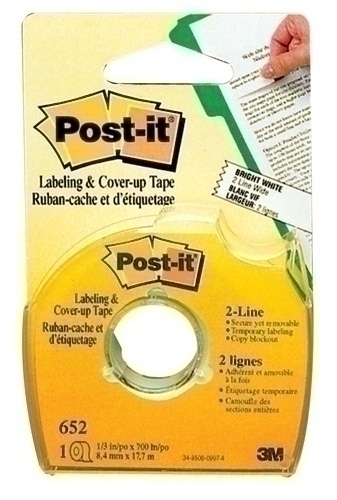 CINTA POS-IT 652H 4MMX18M 70071088382