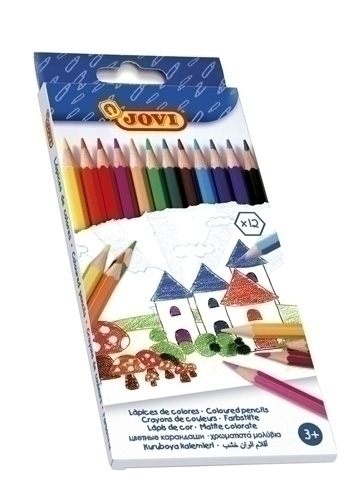 LAPICES COLORES JOVI 730/12 ESTUCHE 12 UNID.